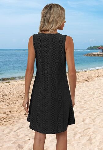 Aokosor Womens Summer Dresses 2025 VOOLE V NECK Sundresses Sundresses Coverup in Kuwait