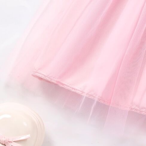 فتيات صغيرات تول تول تول - طفل صغير رفرفة الأكمام الأميرة Sundress ملابس الصيف غير الرسمية للملابس الصيفية 2-7Y in Kuwait