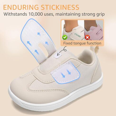 Wide Toe Box Toddler Shoes Zero Drop Boys Girls Barefoot Shoe Non-Slip Little Kids Sneakers for First Walking in Kuwait