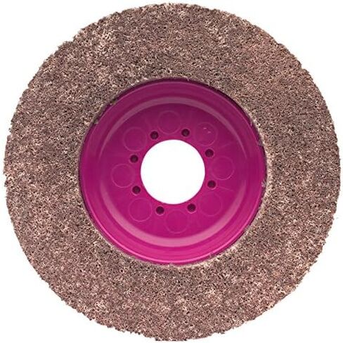 قرص تلميع وتشطيب علوي من الصوف CS Unitec 96710، قطر 4-1/2 بوصة، أربور 7/8 بوصة، 80 حبيبة (عبوة من 5) in Kuwait
