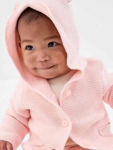 Gap Baby-Boys Baby Bear Garter Cardigan Sweater in Saudi Arabia