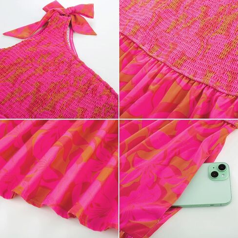 كيمكورفي نساء بالإضافة إلى الحجم الصيفي فستان بوهو الربيعي الزهور المطبوعة ضيف زفاف مزخرف فستان طويل مع جيوب in Kuwait