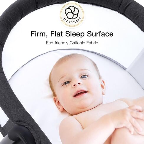 BABSINETS BASSINETS ، 3 in1 Baby Crib ، متينة ، محمولة وسهلة التجميع ، شبكة البعوض والحقيبة المحمولة. (لون القرنفل) in Kuwait