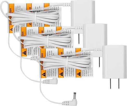 VTech Replacement Power Cord for Audio Baby Monitor DM111, DM112, DM112-2, DM1411(Parent Unit only), DM221,DM221-2, DM1111, DM1111-2, DM222(Parent Unit only), DM225, DM225-2, BA72211, BA72212, TM8112 in Saudi Arabia