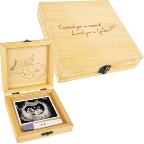 Miscarriage Memory Box, A Heartfelt Sympathy Gift for Mothers Loss of Baby, Wooden Keepsake Box, Remembrance Gifts Miscarriages, Infant Loss Memorial for Moms and Dads