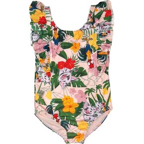 Disney Moana Little Toddler Girls Ruffle Swimsuit