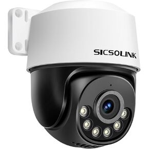 Poe Camera 5MP ، IP Camera Outdoor Indoor Security مع مقلاة 355 درجة و 90 درجة ، رؤية ليلية كاملة الألوان ، الكشف البشري منظمة العفو الدولية وتتبع السيارات ، 24/7 تسجيل ، ما يصل إلى 256 جيجابايت بطاقة Micro SD
