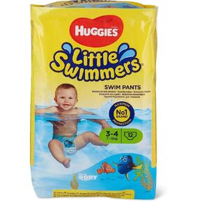 Huggies Little Swimmers Disposable Swim Pants, Small (15lb-34lb.), 12-Count