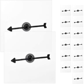 Game Spinner Transparent Spinners Dry Erase Math Game Spinner with Rotating Arrow for Party Games and Teaching (15Pack)