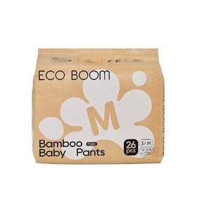 ECO BOOM Training Pants for Toddler Potty, Hypoallergenic for Sensitive Skin, Size 4 Suitable for 20 to 31lb (L - 24 Count)