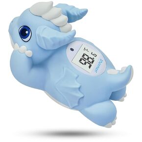 Baby Bath Thermometer - Safety Water Thermometer for Bath - Instant Read Bathtub Thermometer - Floating Newborn Bath Toy in Fahrenheit & Celsius