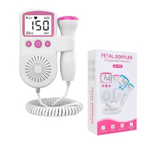 Bags for Baby Monitor Doppler Pregnancy Heartbeat Accessories, Home Portable Fetal Doppler Heart Rate Monitor for New Moms Easy Use at Home JJM09