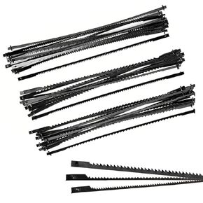 3 Inch Scroll Saw Blades Pin End 45pcs with 15/18/24 TPI, Coping Saw Blades Regular Tooth for Sears Craftsman, Penn State, Delta, Ryobi, Wen 3921, Dremel Saw and 3″ Scroll Saws