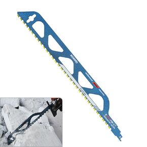 18 Inch Masonry Reciprocating Saw Blade, 32 TPI Teeth Tipped Cutting Reciprocating Saw Blade, Concrete Blades for Cutting Red Brick, Light Brick, Aerated Concrete, Porous Concrete, Cinder Block