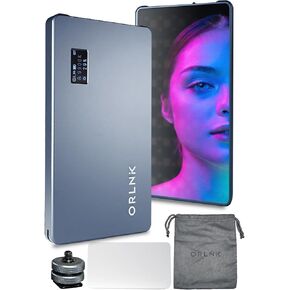 ORLN'K Pocket Camera Light, Ultra-Thin, Swivel 360° Tilt 180° Fits Sony, Nikon, Canon, Panasonic, Fuji for Photography, Video (ProMount Combo)