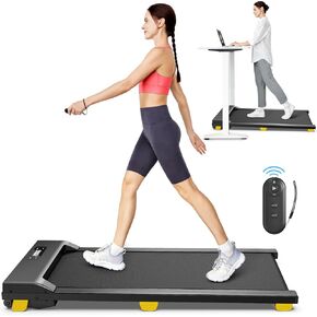 Walking pad, 3-in-1 Under Desk Treadmill for Home and Office, 2.5 HP Portable Walking Jogging Running Machine with Remote Control and LED Display