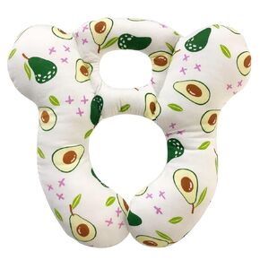 Baby Travel Pillow,Soft and Skin Friendly Kids Cushion for Car Seat - Newborn Pillow for Pushchair,Car Seat,Travel (Blue Dinosaur)