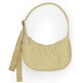 BAGGU Small Nylon Crescent Bag - Butter
