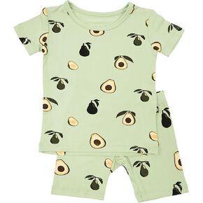 KYTE BABY Toddler Short Sleeve Pajama Set - Pjs for Toddlers Made of Soft Rayon Made From Bamboo Material