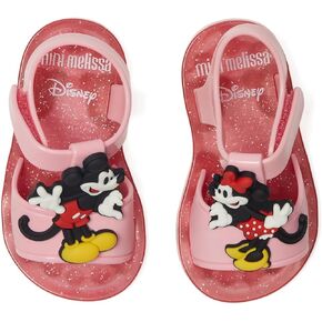 mini melissa Baby-Girl's Play + Mickey E Minnie (Toddler/Little Kid) Sandal