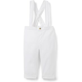 Janie and Jack Baby Boys' Linen Suspender Pants (Infant)