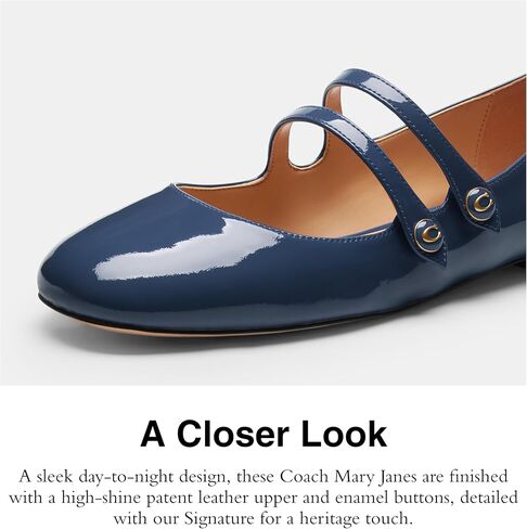 Coach Baby-Girl's Winley Mary Jane Ballet Flat in Saudi Arabia