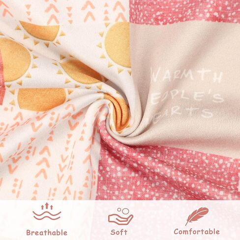 SWESEN 2 Pack Nursing Pillow Cover for Baby Girls, Breastfeeding Pillow Slipcover, Soft Stretchy Snug Fits On Infant Nursing Pillow, Machine Washable & Breathable, Fox & Sun in Kuwait
