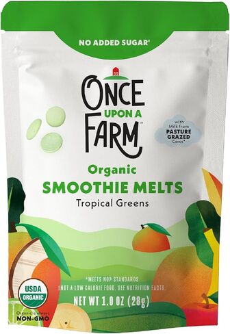Once Upon a Farm Organic Smoothie Melts, Blueberry Burst, 8ct in Kuwait