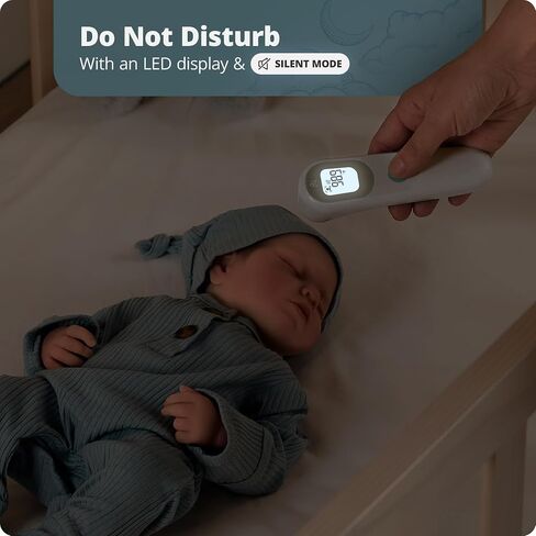 Greater Goods No-Touch Infrared Digital Thermometer for Adults, Kids, and Babies, Forehead Thermometer with Ergonomic Grip, Fever Alarm, HSA FSA Eligible, Blush Pink in Saudi Arabia
