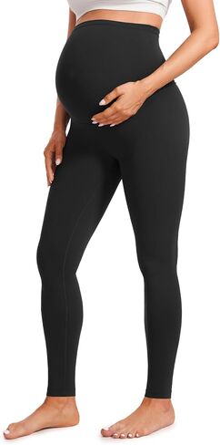 CRZ Yoga Butterluxe طماق الأمومة الطويلة الطويلة للنساء طويل القامة 30 '' تجريب السراويل صالة اليوغا على ناعم الحمل البطن in Saudi Arabia