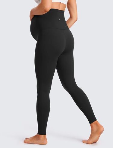 CRZ Yoga Butterluxe طماق الأمومة الطويلة الطويلة للنساء طويل القامة 30 '' تجريب السراويل صالة اليوغا على ناعم الحمل البطن in Saudi Arabia