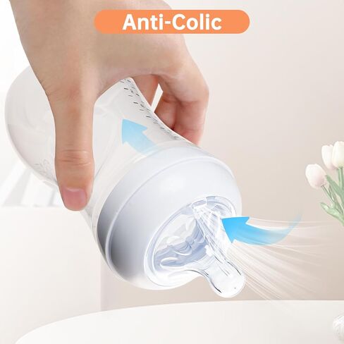 4 حزمة استبدال حلمات السيليكون متوافقة مع زجاجة الطفل الاستجابة الطبيعية فيليبس ، استبدال شباك ناعم لكوب sippy ، انتقال سهل من زجاجة إلى كوب (التدفق 3 ، التدفق المتوسط) in Kuwait