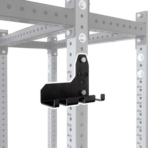 PRx Performance Squat Rack مثبت على حامل الأثقال الأولمبي للتخزين المعلق في الولايات المتحدة الأمريكية مصنوع من الفولاذ حامل قضيب واحد للقوائم 3 × 3 مع فتحات 5/8 بوصة، مرفق رف القرفصاء العمودي in Saudi Arabia