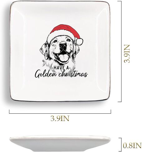 Corgi Christmas Dog Jewelry Dish, Dear Santa Bring More Corgis Ring Dish Gifts for Corgi Dog Lover Gifts, Corgi Gifts,Ceramic Jewelry Tray for Rings & Earring,Earring Tray Dog Mom Christmas Gift in Saudi Arabia
