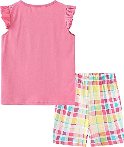 Bumeex Toddler Girls Girls Outfit Cotton Top and Shorts Setts Set in Kuwait