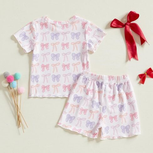 Ciycuit Toddler Baby Girl Girl Summer Clother Shirt Shirt and Shorts Set in Kuwait