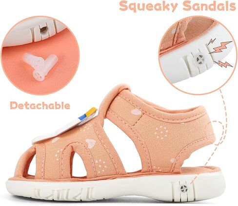 ESTAMICO Baby Boys Girls Sandals Cute Animal Summer Shoes Breathable Non Slip First Walker, 9-12 Months Infant, Green in Saudi Arabia