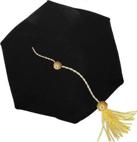 التخرج تام الدكتوراه تام الدكتوراه Regalia 8 جانب مع شرابة السبائك الذهبية in Saudi Arabia