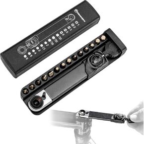 Kilimanjaro Cycle Series 15-in-1 Bike Tool, Precision Torque Wrench and Bits, Storage Case - 910546ECE