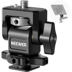 شاشة كاميرا Neewer مع حذاء بارد (حزمة 2) ، مضاد تويست 1/4 "برغي لـ 5" و 7 "متوافق مع Atomos Ninja V ، 360 درجة دوارة و 180 درجة.
