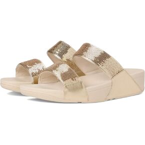 FitFlop Women's Lulu Sequin Slides Wedge Sandal
