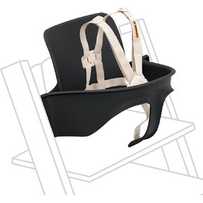 Stokke Tripp Trapp Baby Set 2, White - Ages 6-36 Months - Convert The Tripp Trapp Chair into a Comfortable High Chair - Includes Stokke Harness 2 in Kuwait
