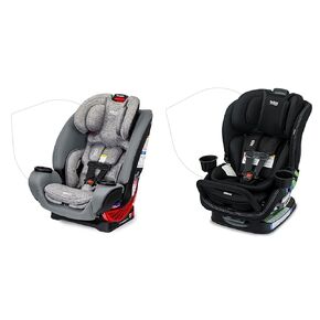 Britax One4Life Convertible Car Seat and Poplar S Convertible Car Seat Bundle, Rear/Forward Facing Infant to Booster Seats from 5 to 120 lbs