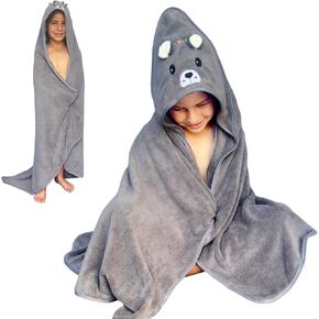 Ioly's Hooded Baby Bath Towels for Newborn Essentials 41" x 41" (Large) Kid Towel with Hood for Toddler Babies Infant Baby Towels with Hood Cosas para Bebes recien nacidos Baby Bath Items (Green)