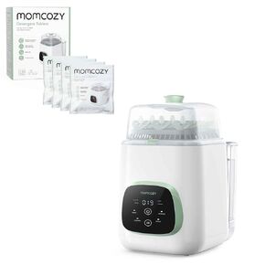 Momcozy KleanPal Pro Baby Bottle Washer & Momcozy Official Washing Block for Momcozy KleanPal Pro Baby Bottle Washer, 120 Tablets