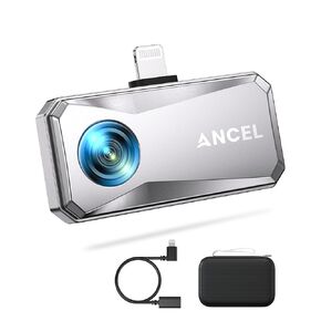 ANCEL IR101 Thermal Camera for Android, 256x192 IR Resolution, 0.24W Ultra-Low Power(8-12H Battery Life), -4°F to 1022°F, 25Hz Refresh Rate, Lightweight Thermal Imaging Camera for Home Inspection