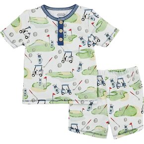 Mud Pie Baby Boys Golf Pajama Set