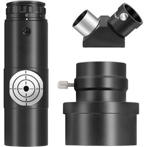 Alstar 1.25" Laser Collimator 2" Adaptor - Bundle with - 1.25" 90-Degree Erecting Prism