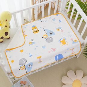 70cm x 90cm Reusable Large Nappy Changing mat, Waterproof Diaper Changing mat pad, Period mat Sheet for Bed