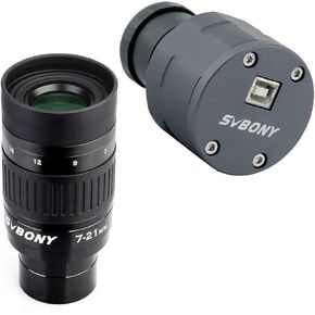 SVBONY SV305 Telescope Camera, Bundle with SV135 Telescope Eyepiece Zoom 7 to 21mm